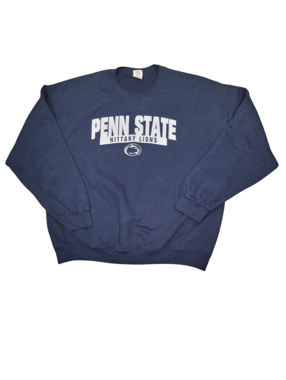 Y2K Penn State Nittany Lions Navy Blue Graphic Sweatshirt Top Size: XL